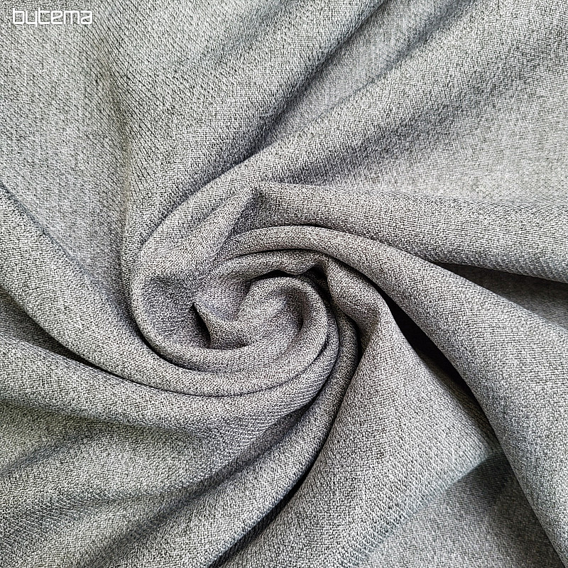 Tela decorativa de diseño monocolor GERSTER 77004 SV. GRIS 840