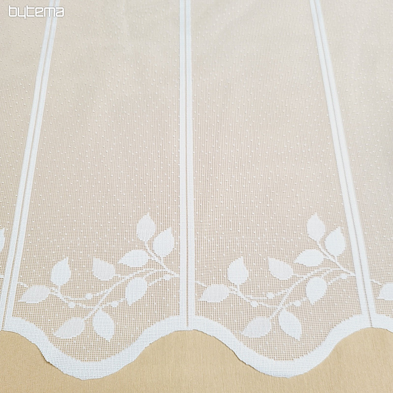 Cortina vidriera jacquard HOJAS DE OTOÑO