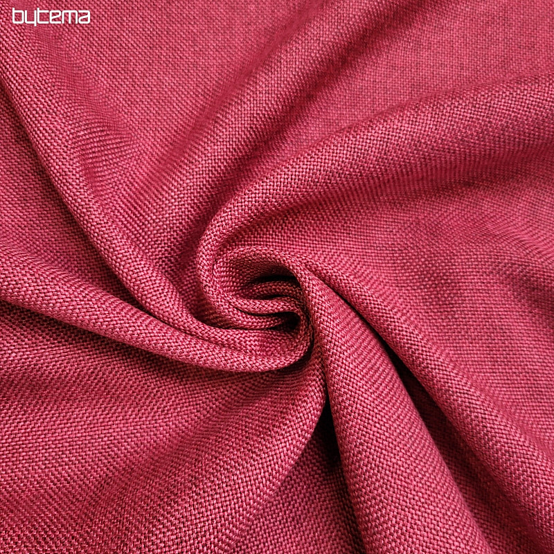 Tela decorativa de diseño monocolor ALBA 2/15 ROJO