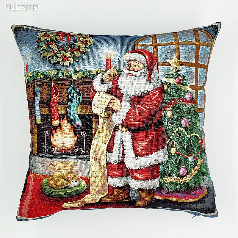 Funda tapiz navideño PAPÁ PAPÁ EN LA CHIMENEA