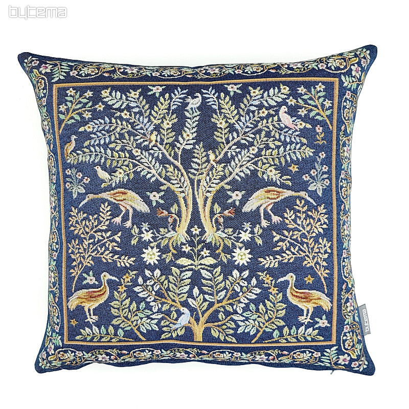 Funda de cojín tapiz WILLIAM MORRIS azul