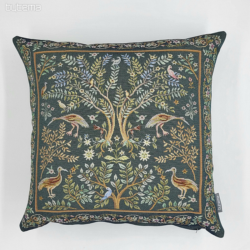 Funda de cojín tapiz WILLIAM MORRIS verde