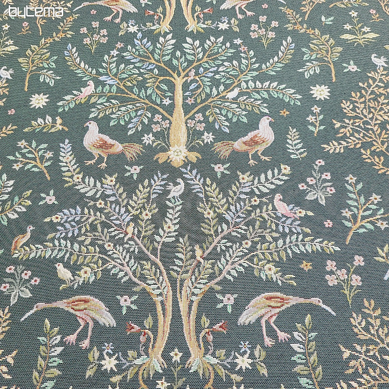 Tela tapiz WILLIAM MORRIS verde
