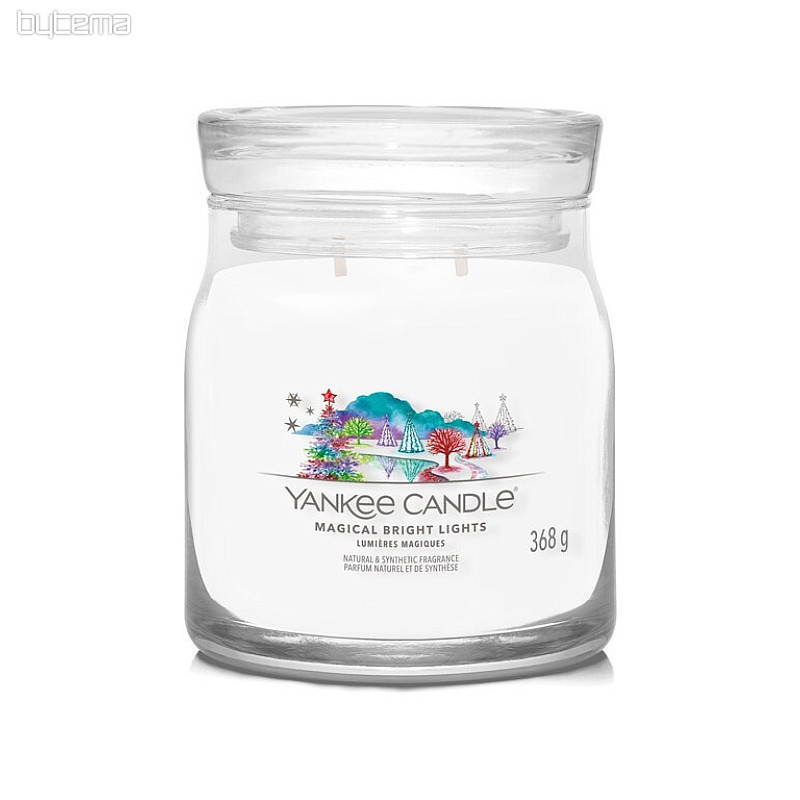 vela YC aroma MAGICAL BRIGHT LIGHTS CRISTAL MEDIANO 2 mechas