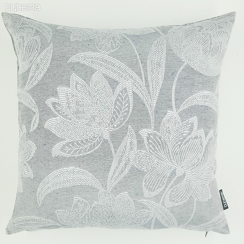 Funda de cojín decorativa NENUFAR GRIS