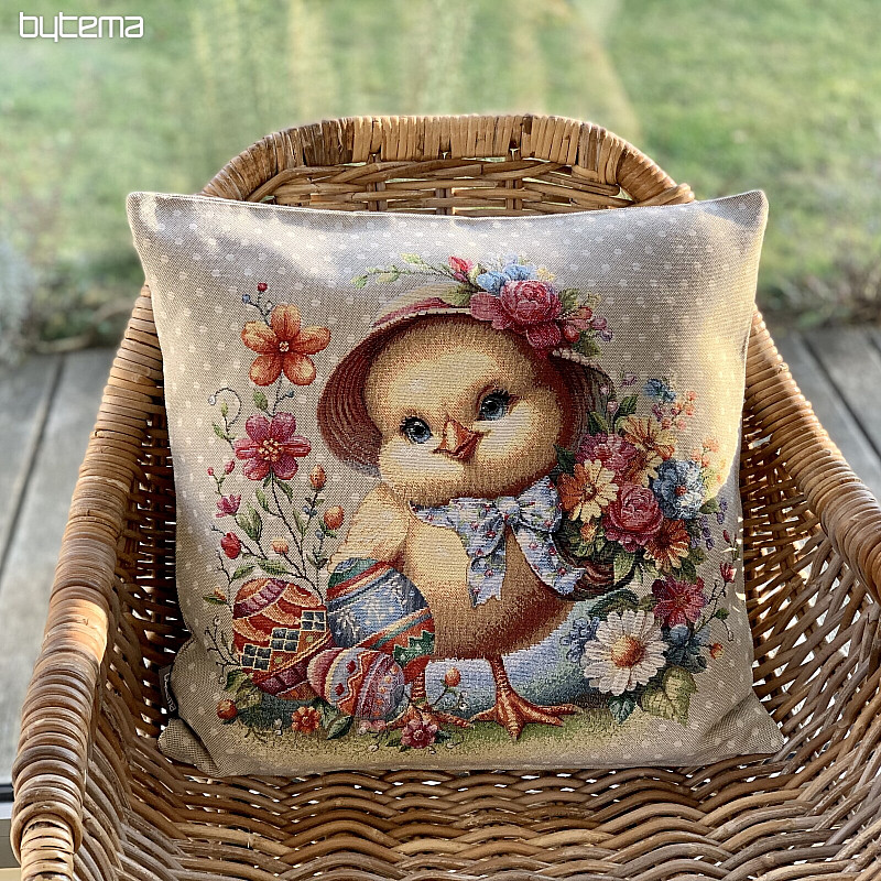 Funda tapiz de Pascua POLLO CON LAZO
