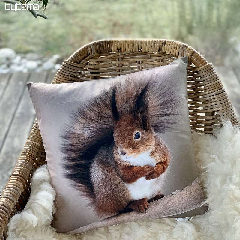 Funda de almohada decorativa LA ARDILLA OXIDO