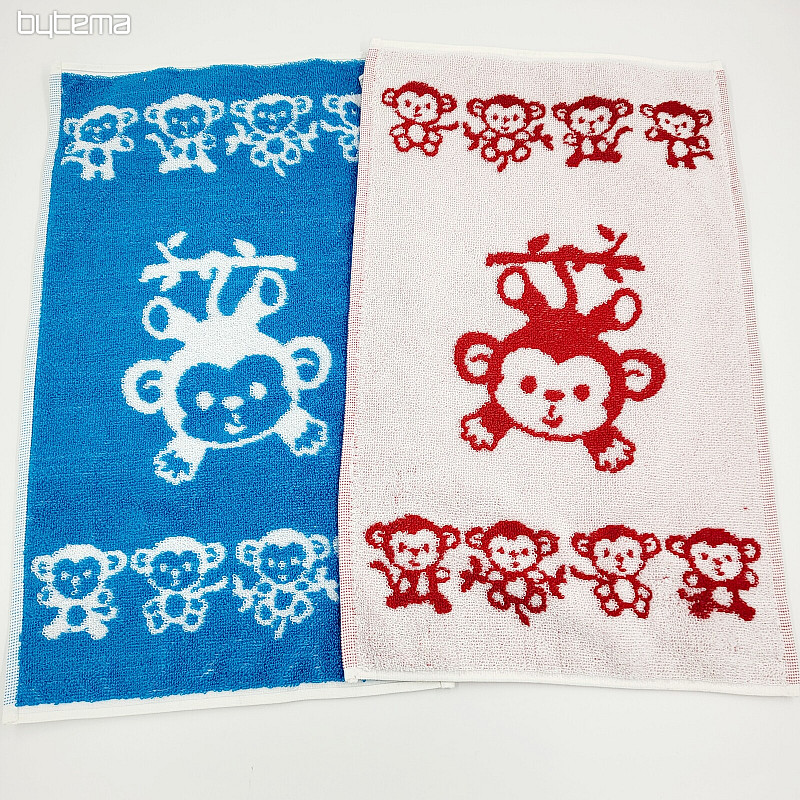 Toalla infantil MONKEY - mezcla de colores