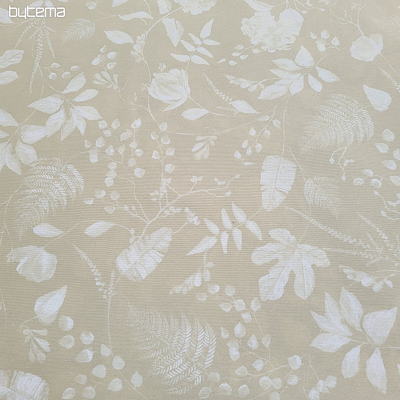 Tejido decorativo AMY FLOR beige
