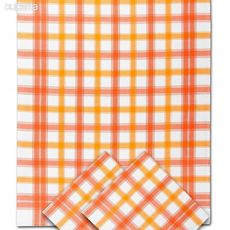 Toallas de bambú CUBO MEDIANO NARANJA