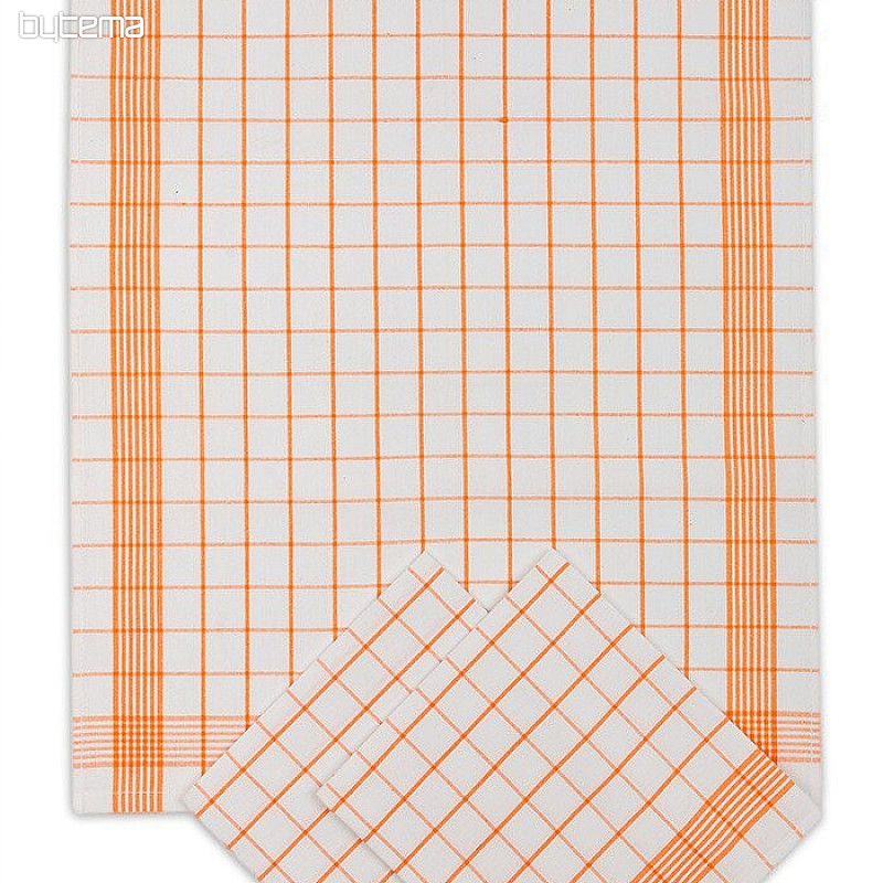 Toallas de algodón POSITIV ORANGE CHECK