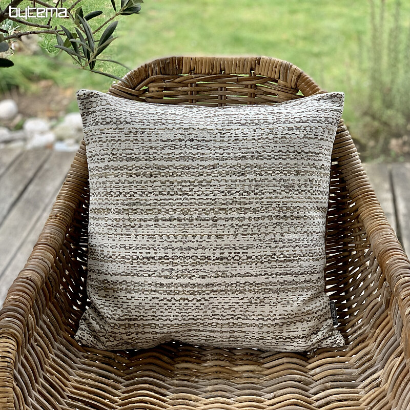 Funda de almohada tapiz GLADIS STRIPE beige