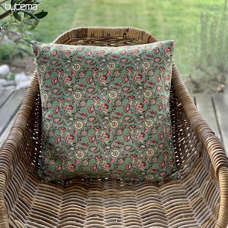 Funda de almohada tapiz VERDE MALVARROSA