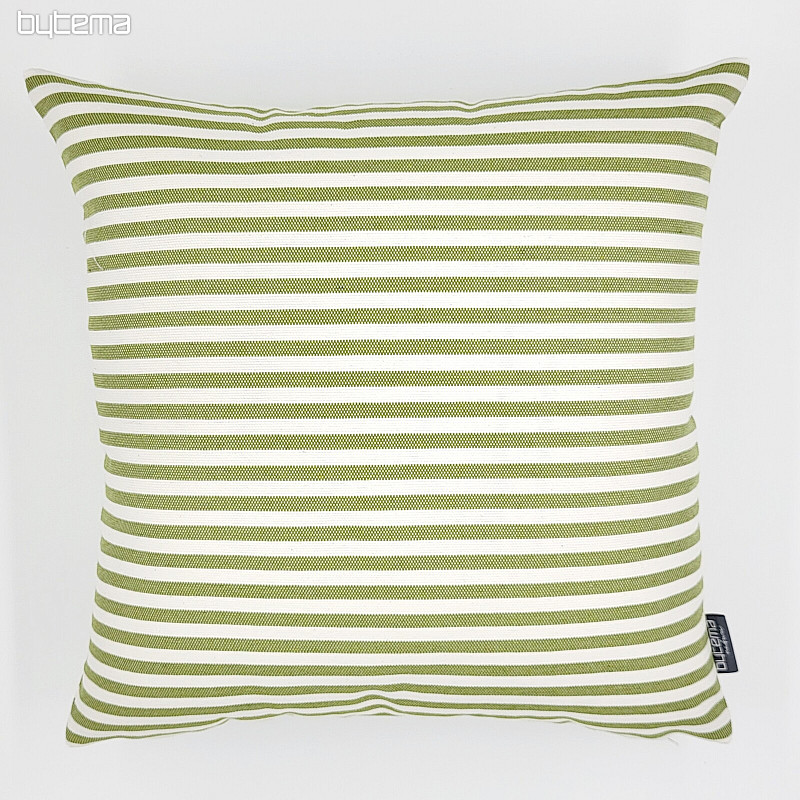 Funda de almohada decorativa LEO VERDE raya verde