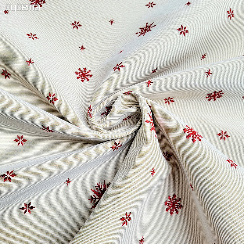 Tela de tapiz SOFT FLAKE ROJO