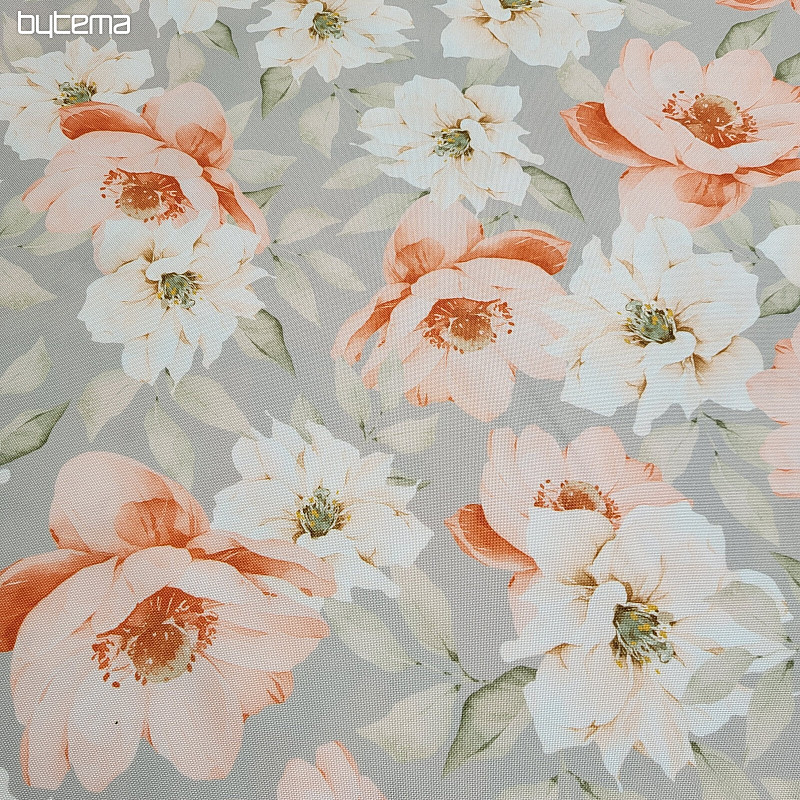 Tela decorativa OXFORD FLOR NARANJA
