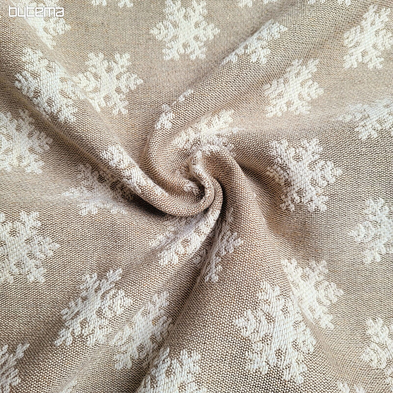 Tejido decorativo de lujo FLAKES BEIGE