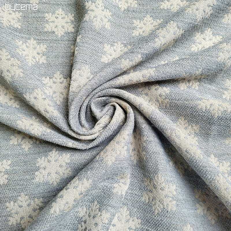 Tejido decorativo de lujo FLAKES GREY