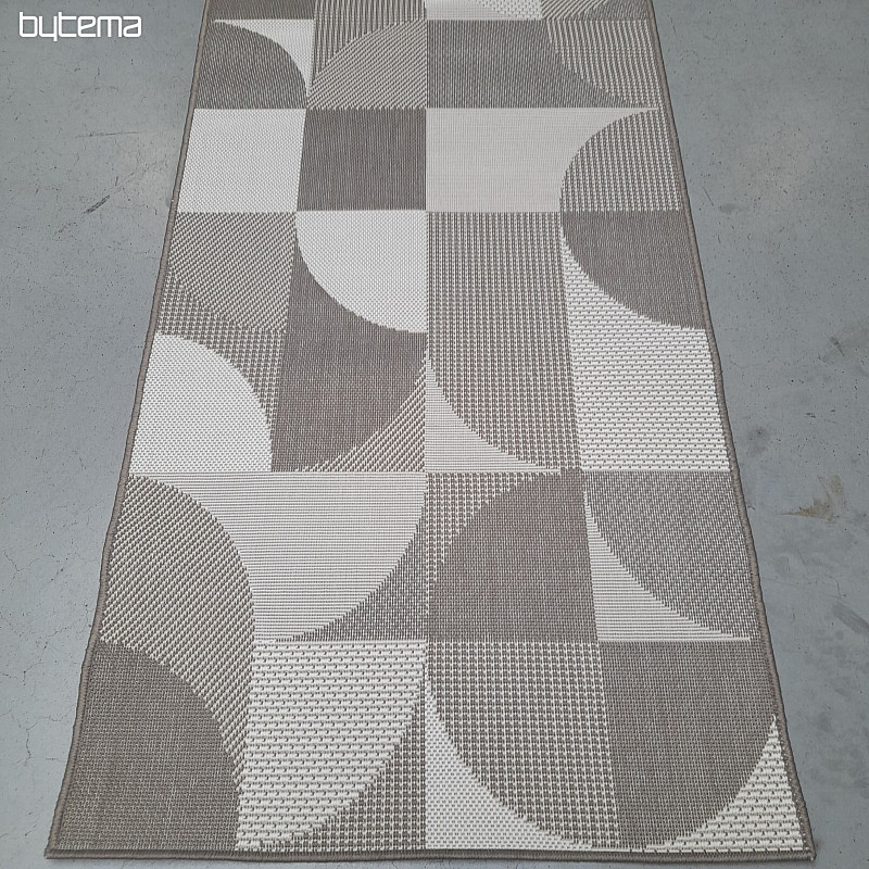 Alfombra de exterior Duce, gris-beige