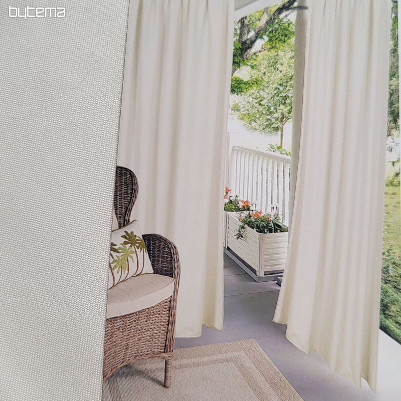 Cortina decorativa de exterior GAIA BEIGE