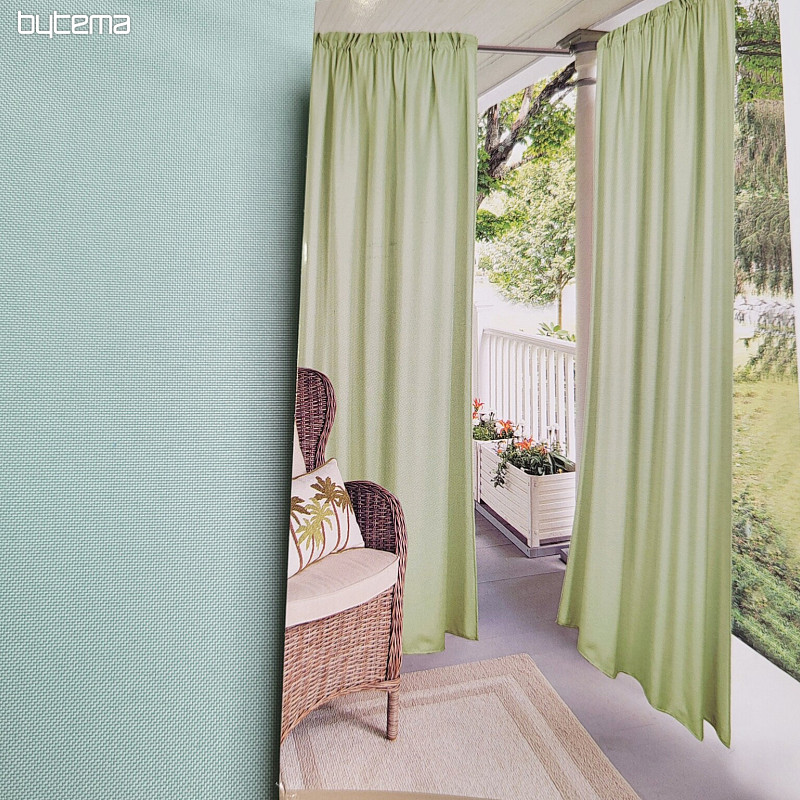 Cortina decorativa de exterior GAIA VERDE