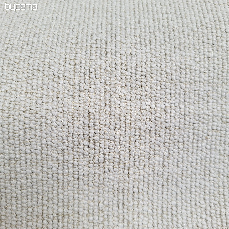 Lujosa tela decorativa de diseño monocromático GERSTER 77052/20 CREMA