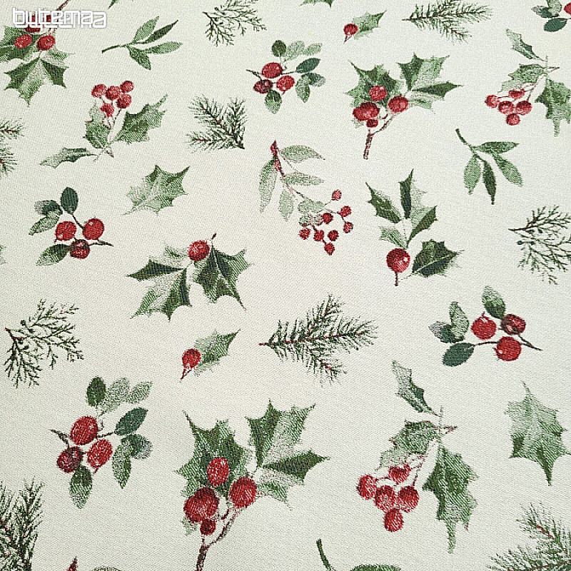 Lujosa tela decorativa HOLLY GREEN