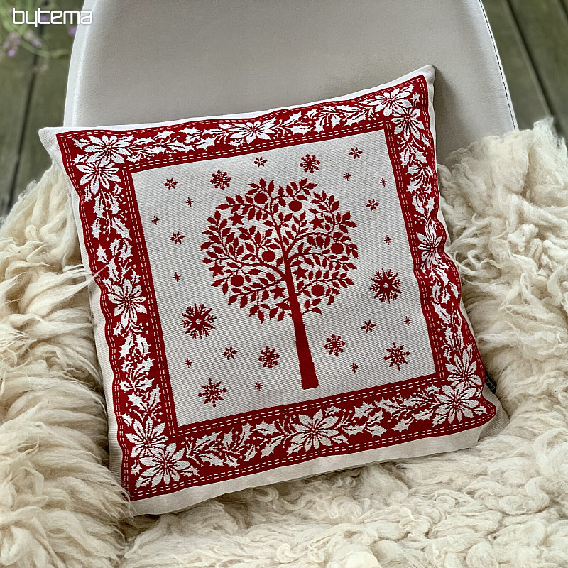 Funda de tapiz navideño FOLK CHRISTMAS 1 rojo