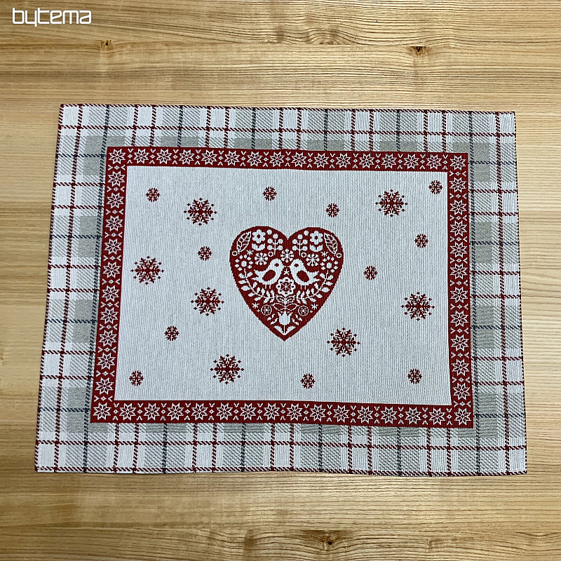 Mantel individual tapiz CORAZÓN EN KARA