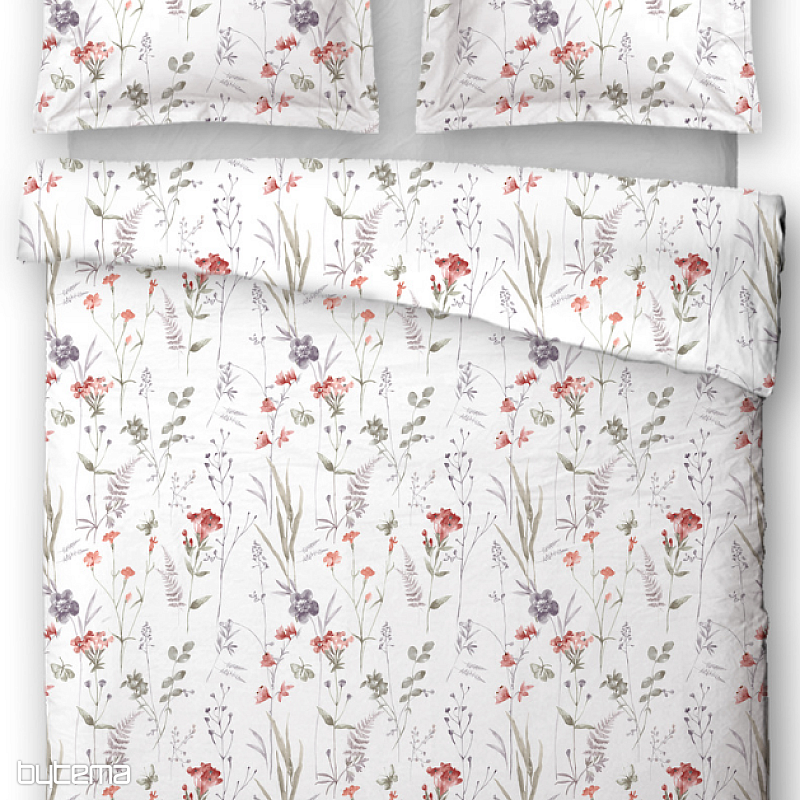 Ropa de cama de satén de algodón MEADOW
