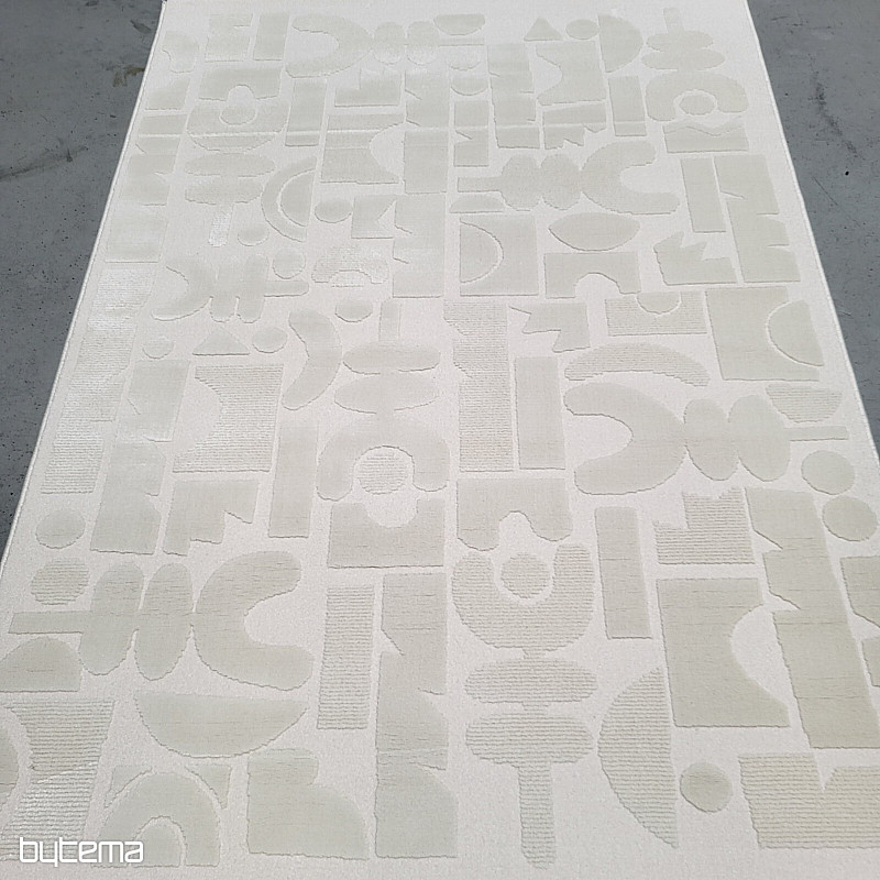 Pieza alfombra BOHO geometría ligera