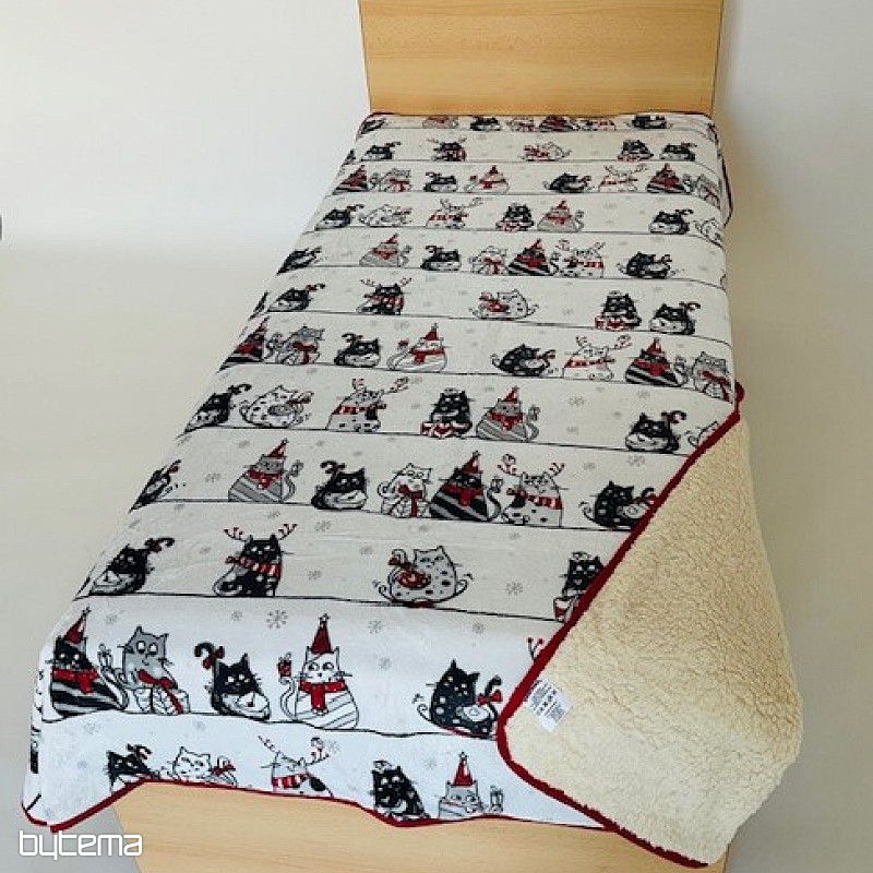 Manta Oveja ESTAMPADA - GATOS