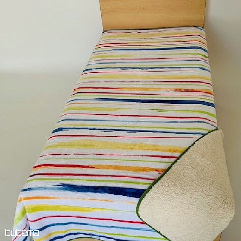 Manta Oveja ESTAMPADA - RAYAS ACUARELA