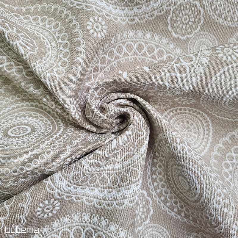 Tela decorativa MANDALA beige