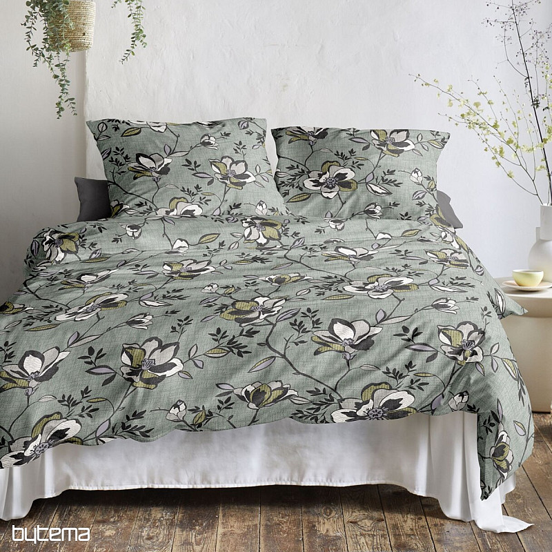 Ropa de cama de franela de lujo IRISETTE KOALA 8616-30 VERDE