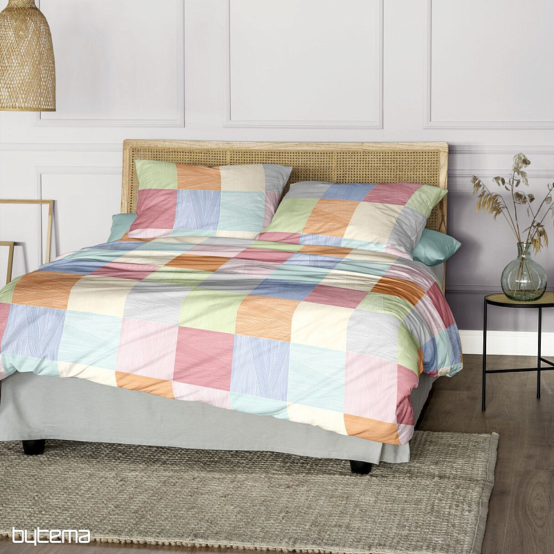 Ropa de cama de franela de lujo IRISETTE KOALA 8506-90 MULTI CHECK