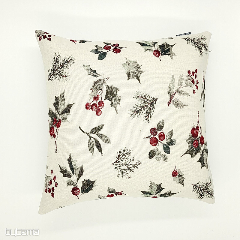 Funda decorativa navideña HOLLY GREY