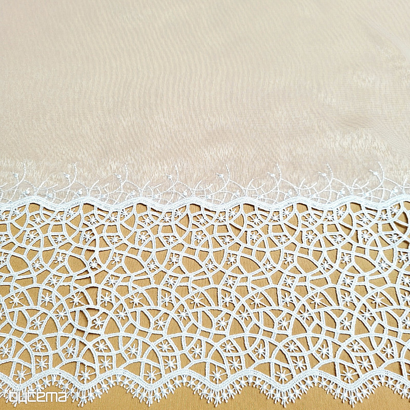 Cortina de lujo GERSTER 11592 BLANCO