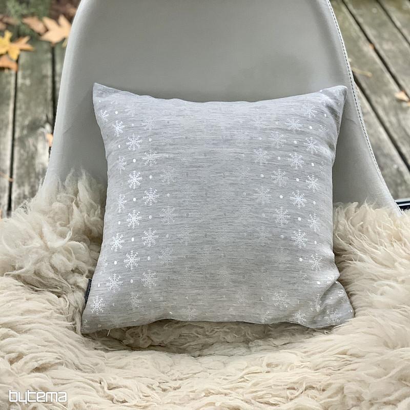 Cubierta decorativa navideña GRIS PLATA CON ESTILO