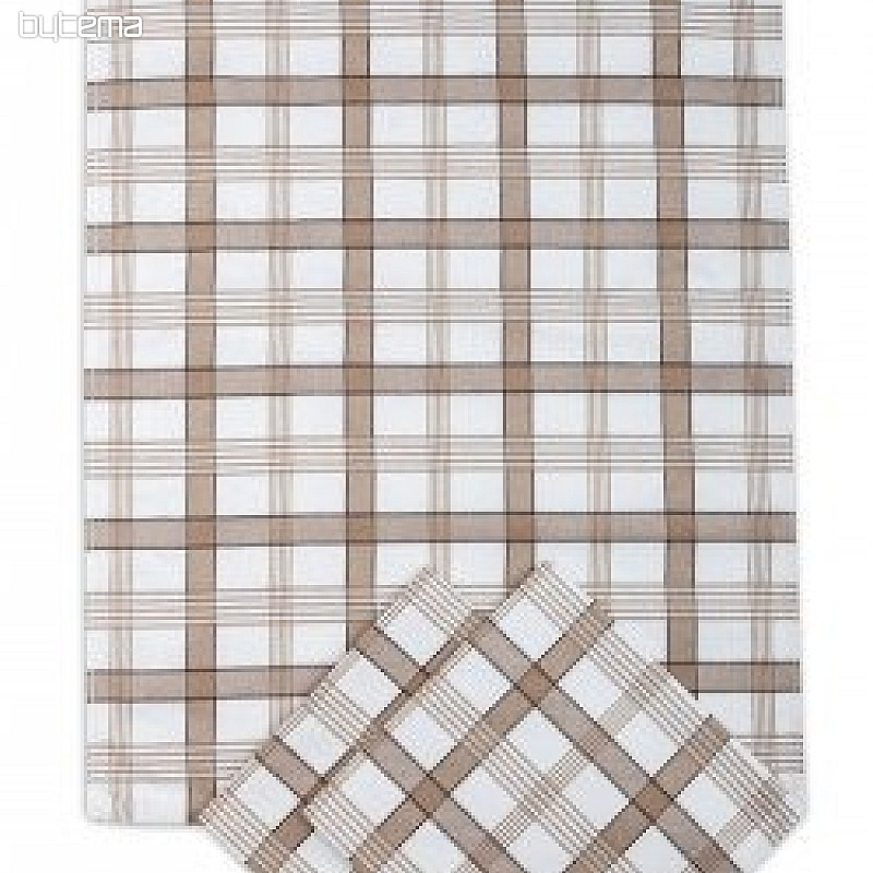 Paños de cocina CUADROS MODERNOS BEIGE 3uds