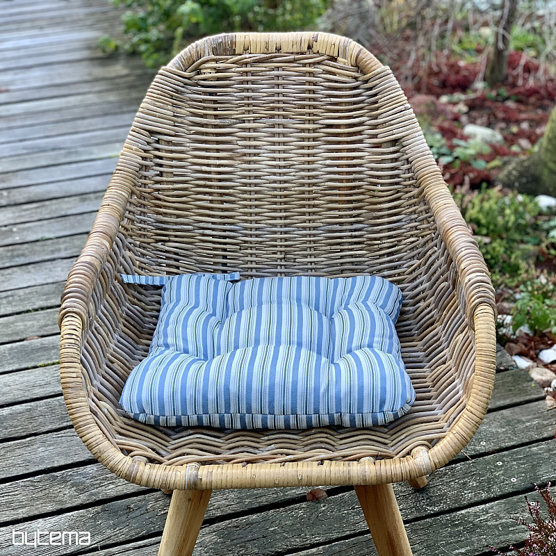 Funda de asiento Toscana Multi Rayas azul