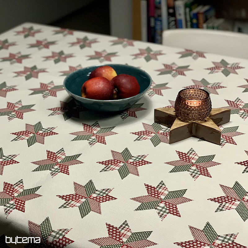 Mantel y bufanda navideños STAR SHELLEY