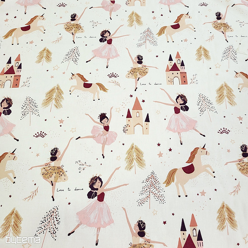 Tela de algodón BAILARINA