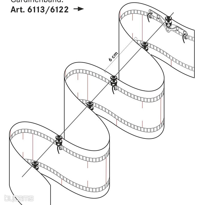 Cable con deslizador giratorio para cinta NEW WAVE 1:2