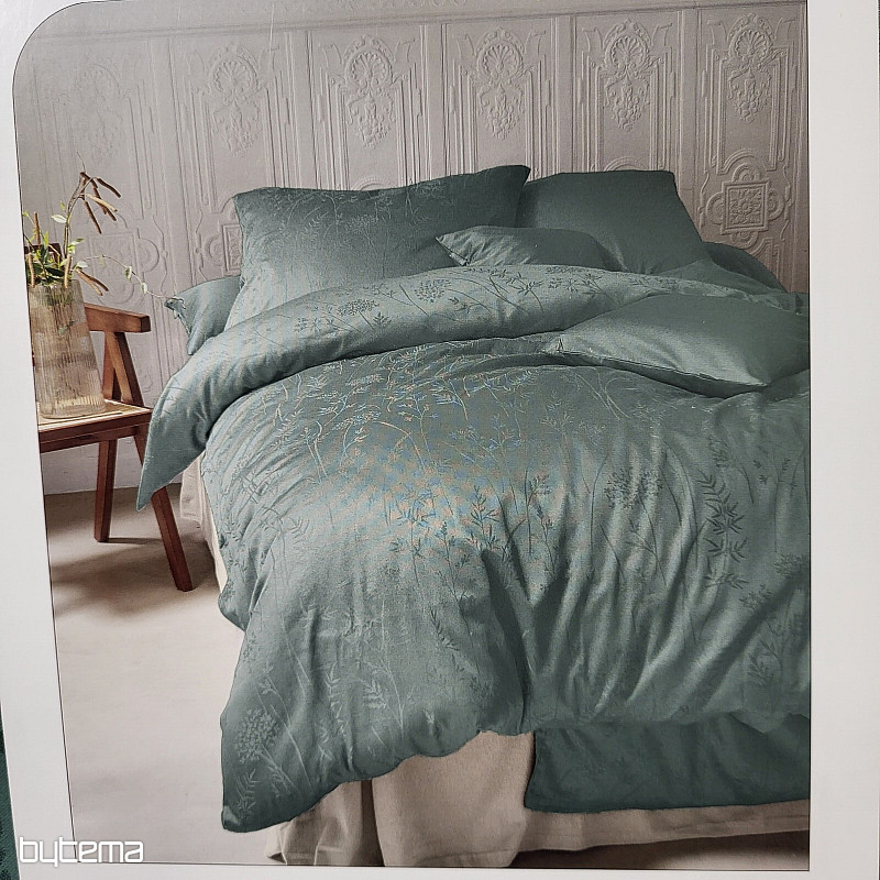 Lujoso damasco de algodón RIO GREEN