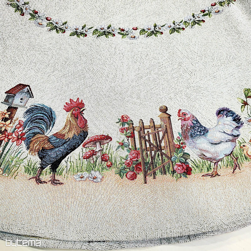 Funda de almohada tapiz ROCK BY THE FENCE