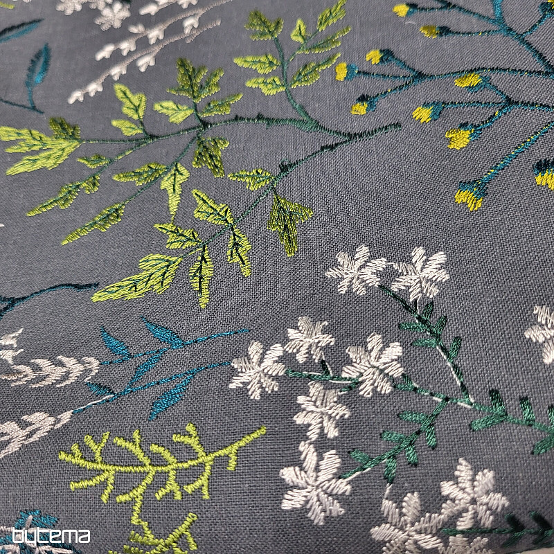 Bufanda bordada GINGER TM. VERDE