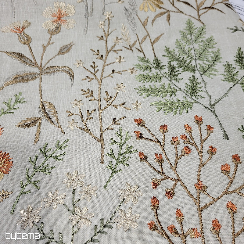 Bufanda bordada GINGER BEIGE