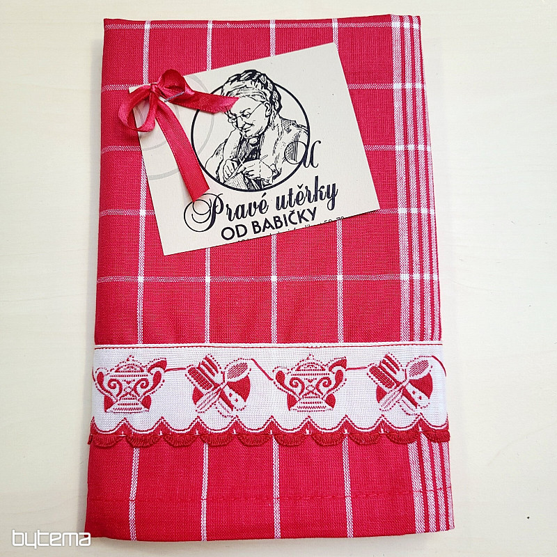 TOALLAS ROJAS DE LA ABUELA CON UN KEET