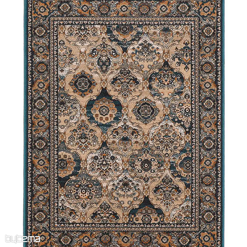Alfombra de lana de lujo ISFAHAN Forenza esmeralda